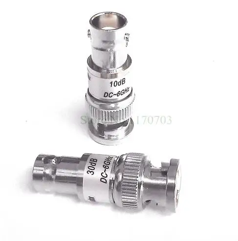 1 шт. 30dB 2 Вт DC 3GHz BNC Q9 Тип мужского и женского пола коаксиальный Фиксированный