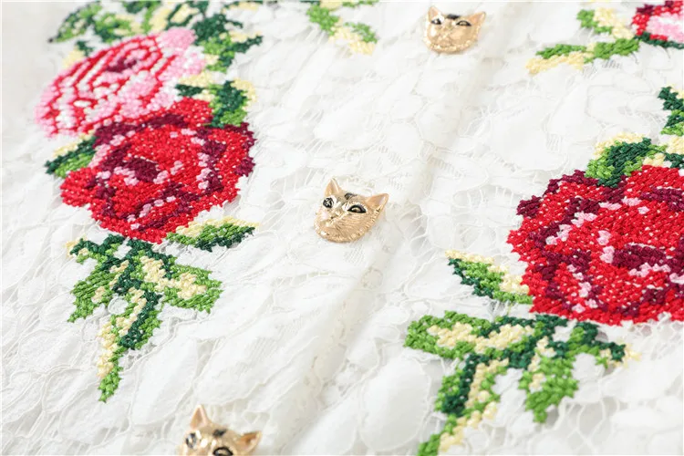 Лето 2019 г. BOHO белая кружевная блузка рубашка для женщин взлетно посадочной полосы