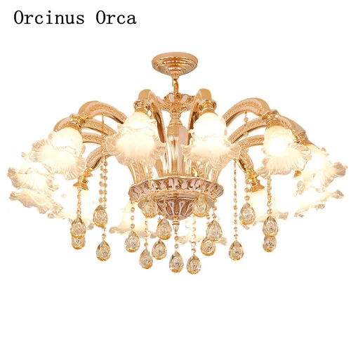 Французская роскошная хрустальная люстра для гостиной столовой европейский