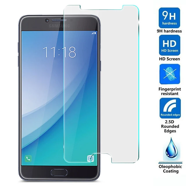 Закаленное стекло для Samsung Galaxy C7 Pro защита экрана Защитная пленка C7010 C701F