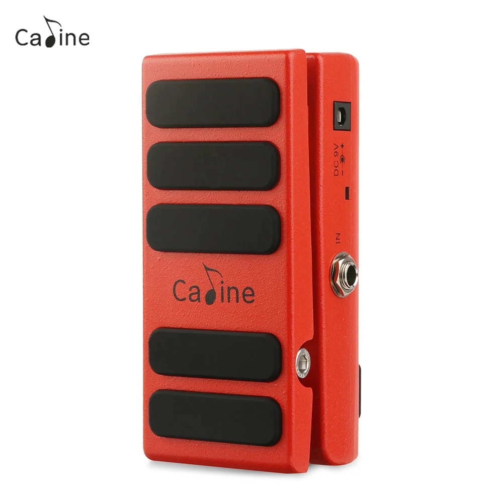 CALINE CP-31 гитарный эффект педаль Wah/эффект громкости комбо Горячая специя обновленная версия маленькая и универсальная педаль - Цвет: Chestnut Red