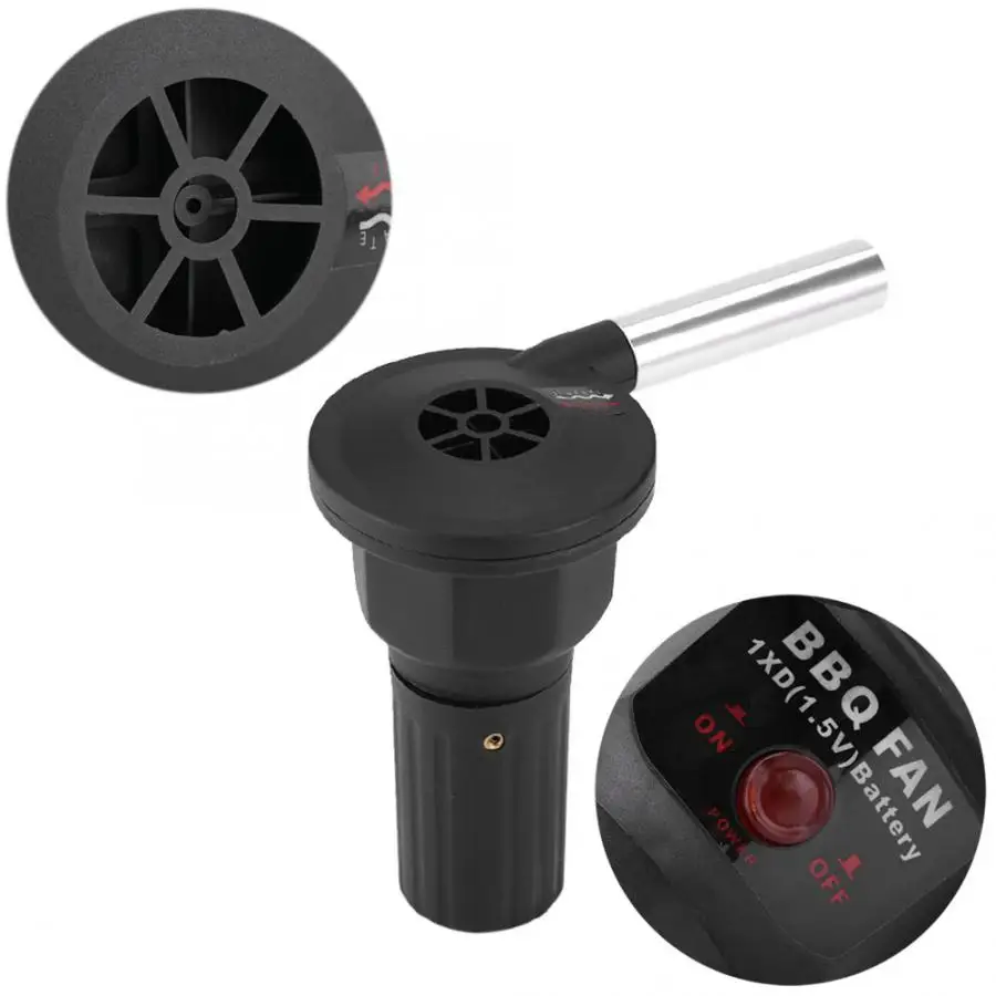 Портативный вентилятор для барбекю на батарейках отдыха открытом воздухе