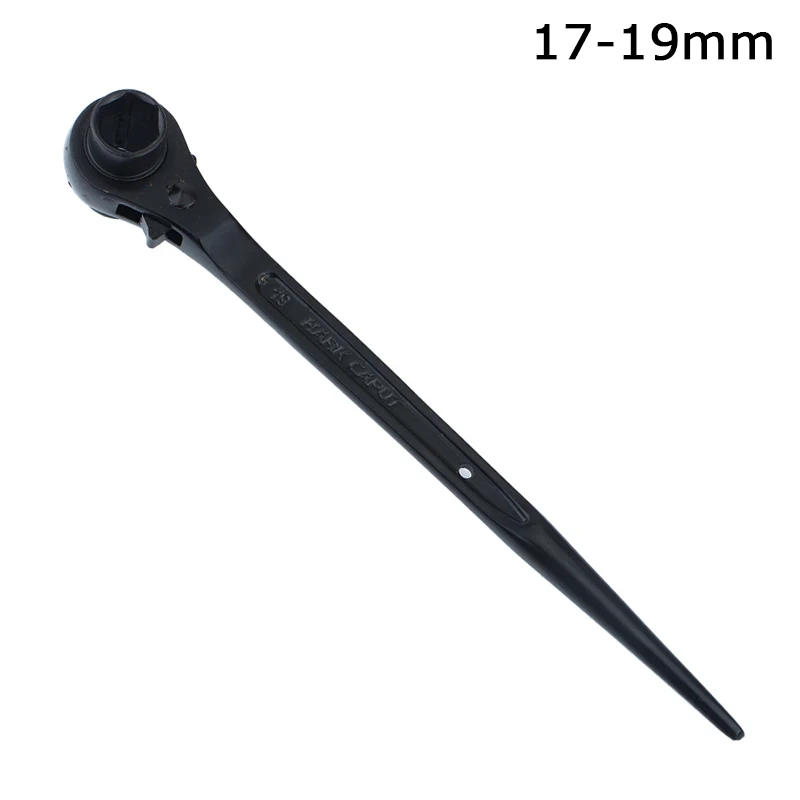 17-19mm 12-32 мм, Трещоточный ключ, универсальный головочный ключ, острый торцевой ключ, Регулируемый адаптер, ручные инструменты, 1 шт - Цвет: 17-19mm