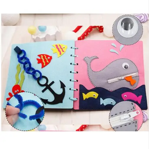 1 шт. детская книга из войлока для раннего обучения| |