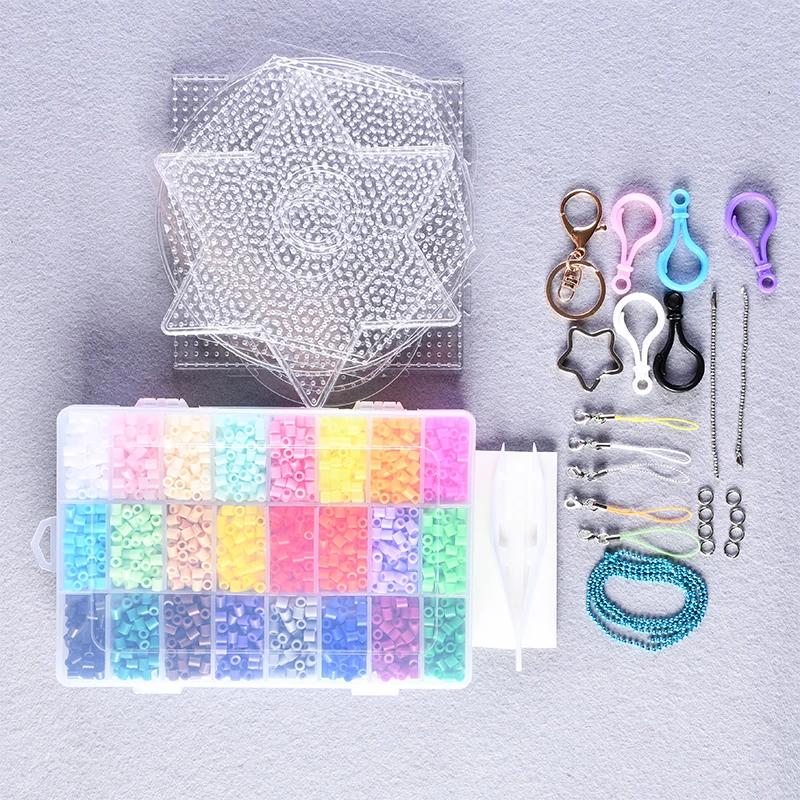 Набор Бусин Perler 5 мм плавкие панели Hama игрушка пазл ручной работы Мультяшные