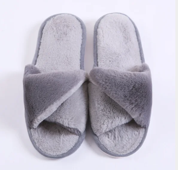 2019 зимние мужские тапочки домашние с искусственным мехом модная теплая обувь