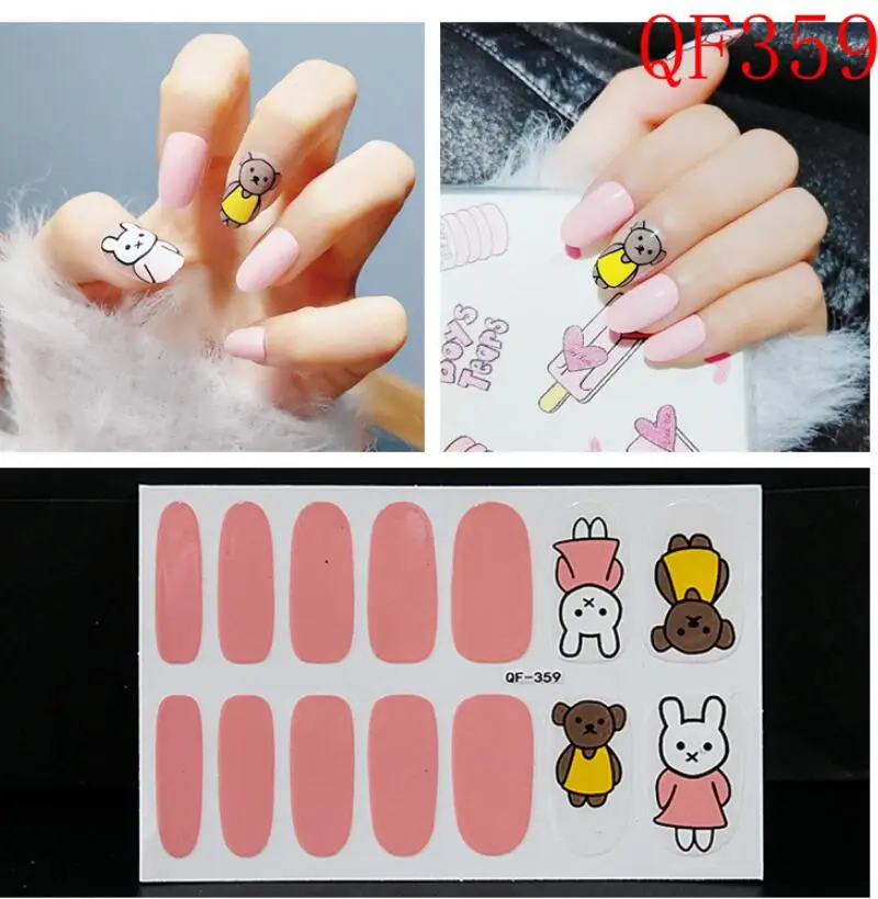 1 Набор наклейки с блестками для ногтей PatchNail полировка фольгой обертывания