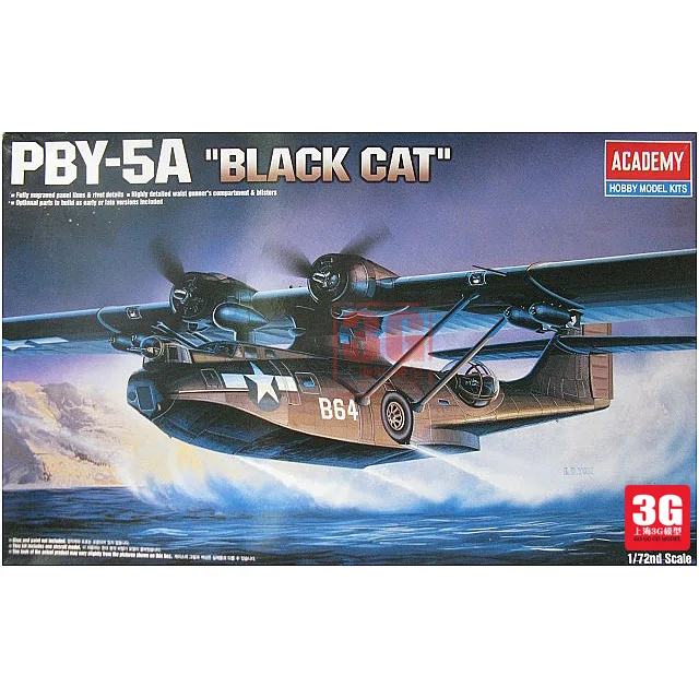 1/72 PBY-5A Каталина анти-подводный разведывательный самолет Сборная модель самолета