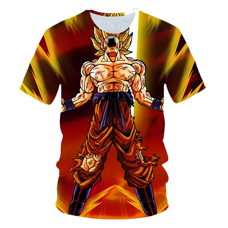 PT-209 Dragon Ball Z футболки для мужчин Летняя мода 3D принт Супер Saiyajin Сон Гоку черный Zamasu Вегета дракон футболка Топы корректирующие - Цвет: PT-209