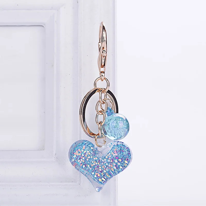 Lover металлический брелок для машины девушка креативный подарок прозрачное