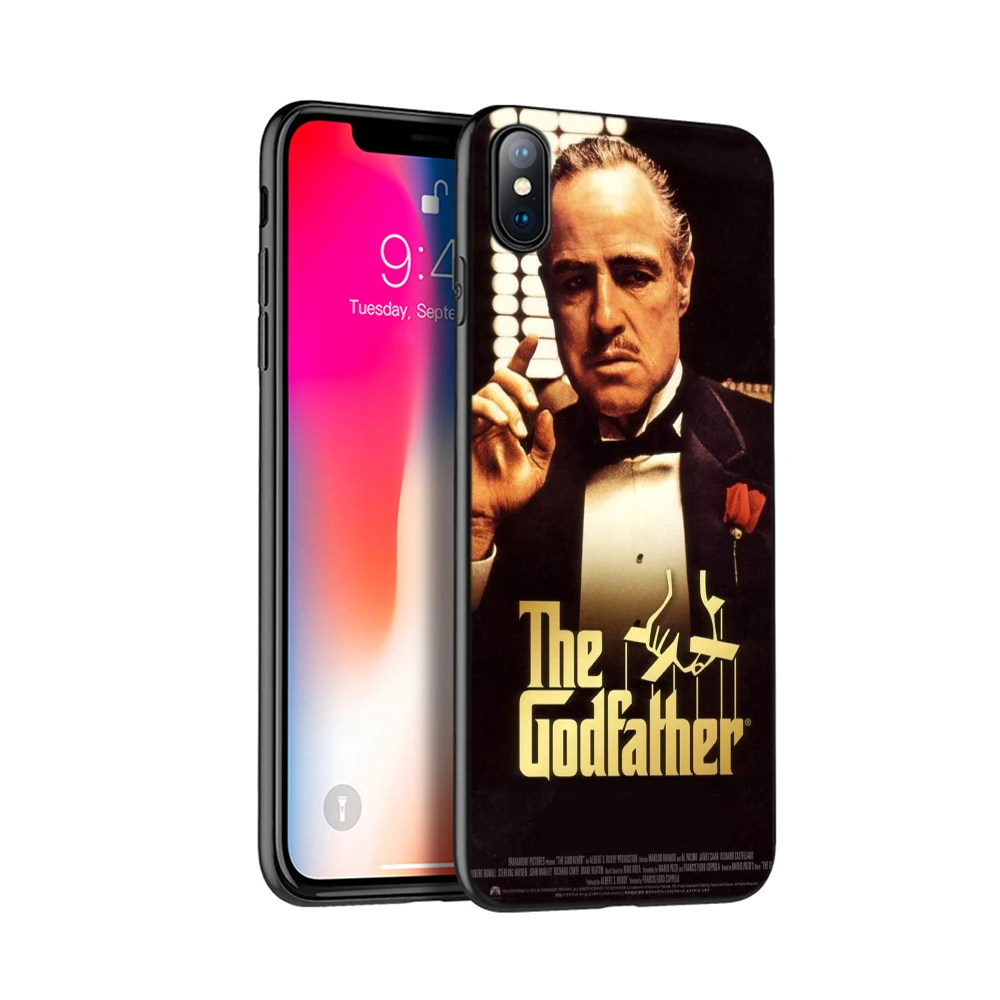 Черный чехол из термопластичного полиуретана для iphone 5 5s SE 2020 6 6s 7 8 plus x 10