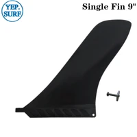 sup longboard fins with screw black 9 0 inch nylon fins single fins in surfing stand up paddle