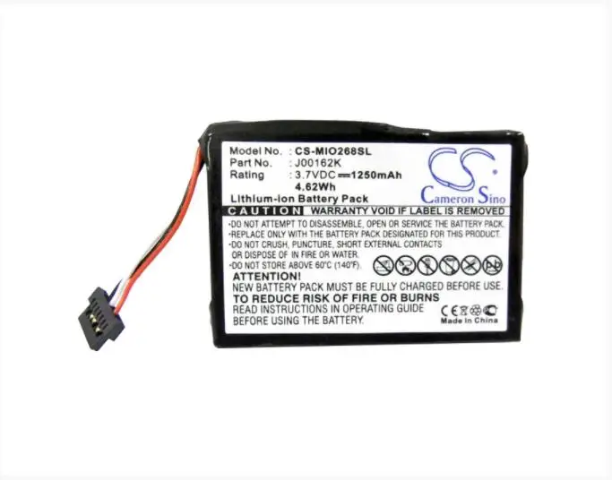Аккумулятор Cameron Sino 1250 мАч для MITAC Mio 138 268 Plus 269 310 C310x C510 C510e C710 GPS аккумулятор