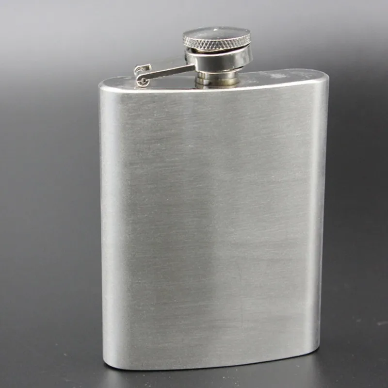 Графин для виски из нержавеющей стали плоская фляжка для вина 1/5/7/8 oz путешествия спирт виски карманная тазобедренная колба серебро Бутылки с алкоголем