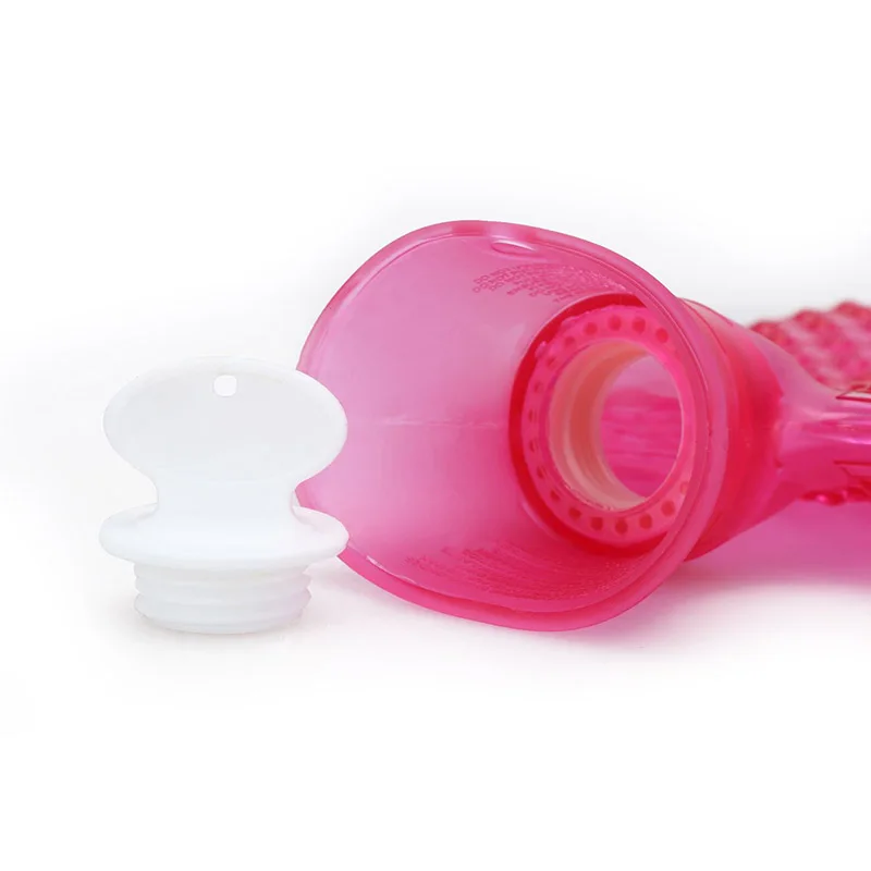 Прозрачная бутылка для горячей воды из ПВХ 1000 мл зимняя Термосумка рук|Грелки| |