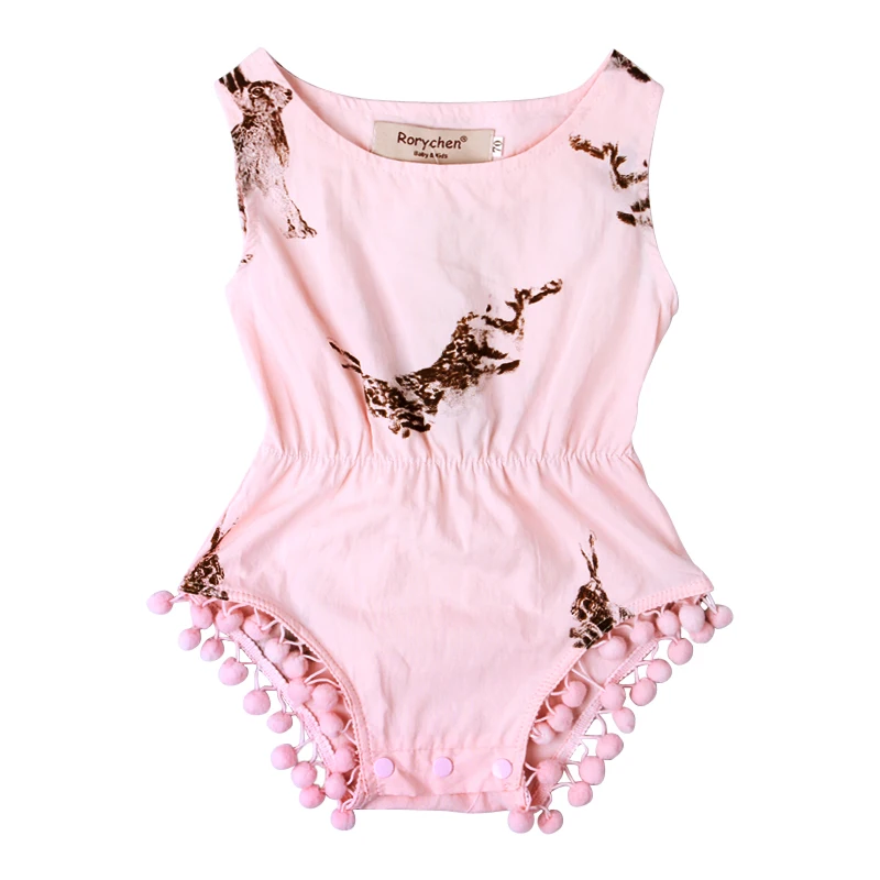 Детские комбинезоны летняя одежда для маленьких девочек новорожденных с