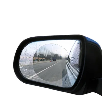 WINTUWAY 2Pcs Car Anti Water Mist Film Fog Coating Rainproof Rearview Mirror Window Waterproof Protective Styling | Автомобили и