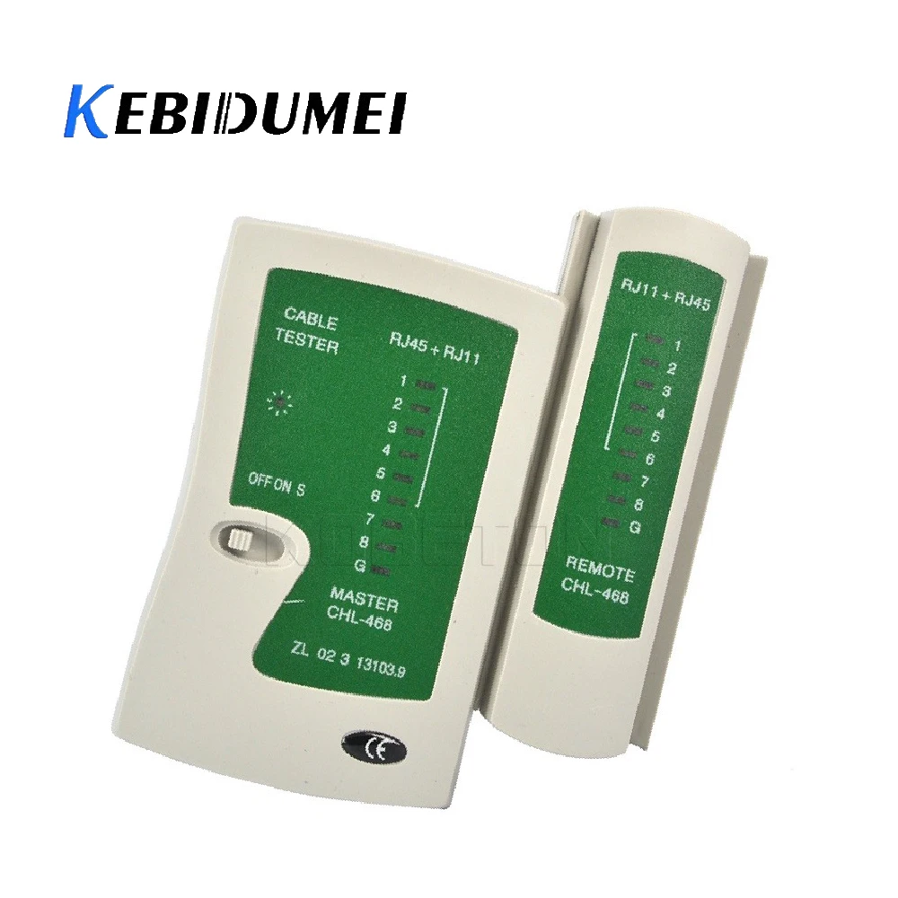 Тестер kebidumei RJ45 RJ11Cat5 Cat6 LAN для кабеля ручной тестер сетевого детектор проводки