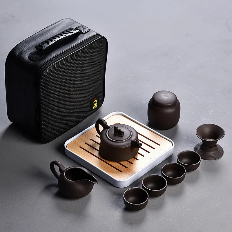 Портативный Керамический чайник в китайском стиле для путешествий | Дом и сад