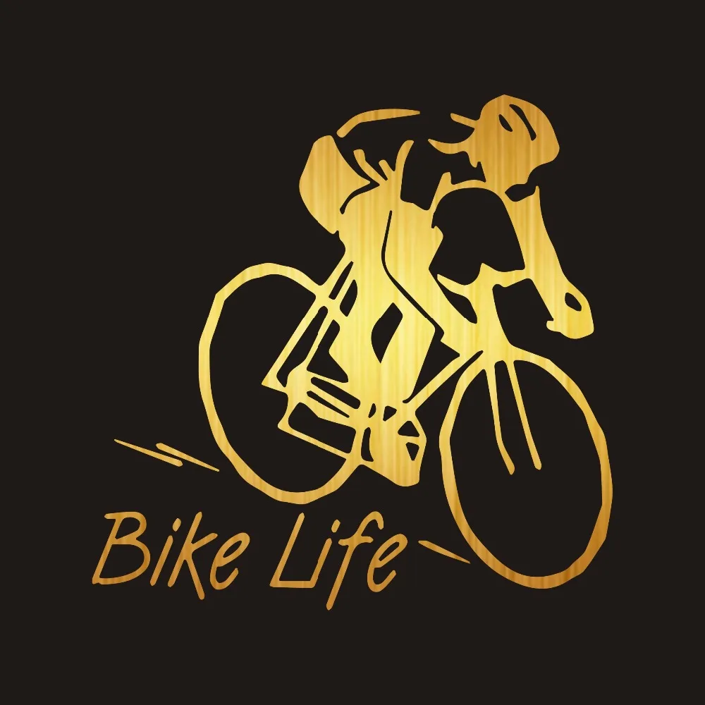 Rylybons 8.8CM*8.9CM Car Sticker Bike Life Peddle Cross Country Stickers Decals for Auto Products Accessories | Автомобили и