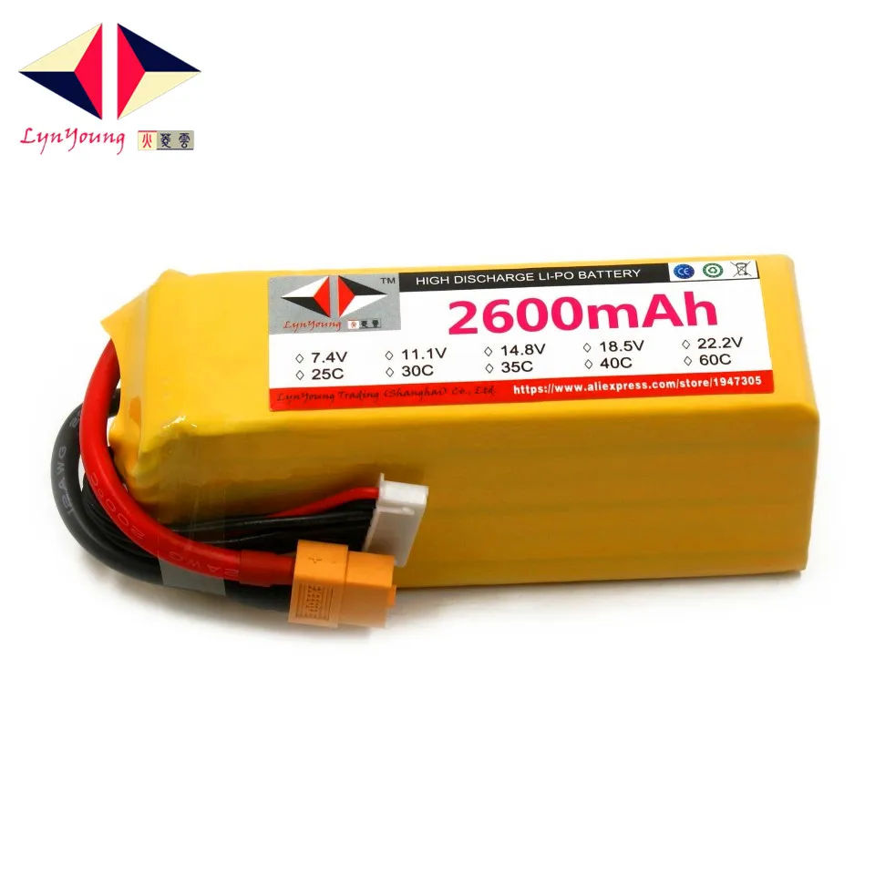 Аккумулятор HX Lipo 6S 22 2 в 2600 мАч 25C 30C 35C 40C 60C для радиоуправляемого дрона