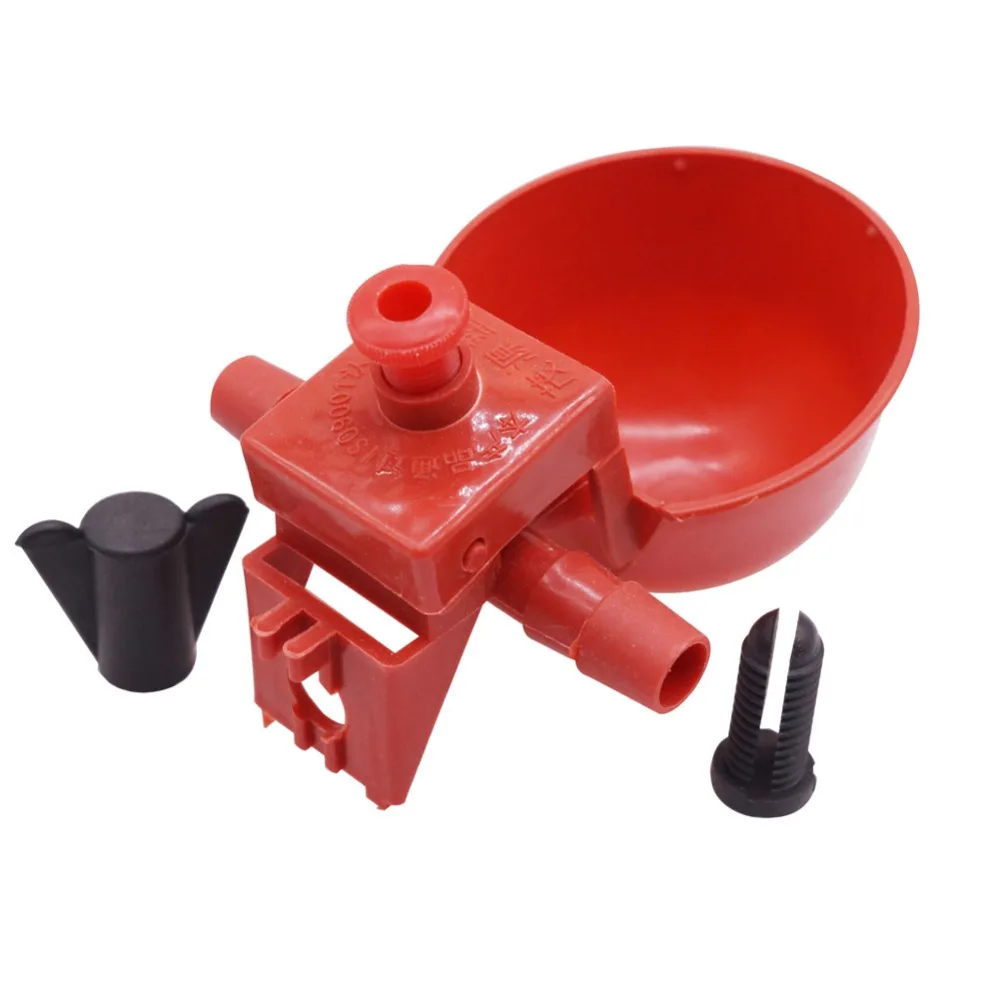 

5 Pcs Poultry Drinking Water Bowl Poultry Water Drinking Cups Chicken Hen Plastic Automatic Drinker Chicken pigeon with quail
