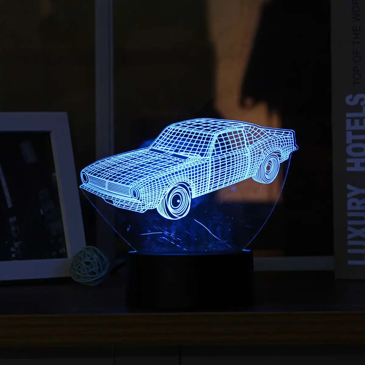 3D ночник в виде животного, цветной USB светодиодный светильник, новинка, светильник ing для рождества, дома, спальни, детей, тачс-переключатель, лампа