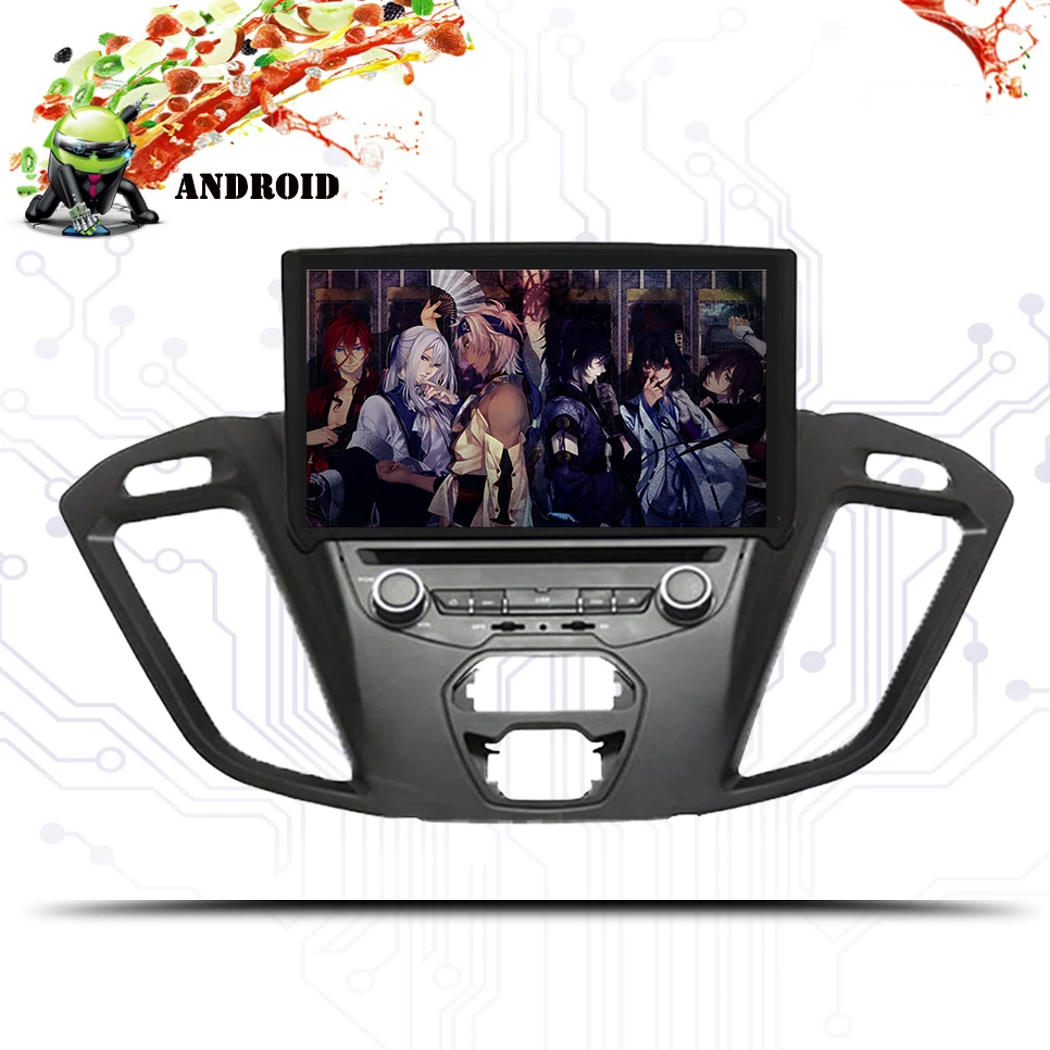 2 Din 4 + 64 ГБ Автомобильный dvd плеер для Ford Tourneo/Transit 150/250/350/350 2013 18 с 3/4G радио GPS
