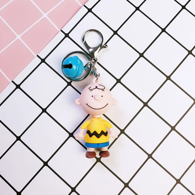 Высокое качество 2019 Новый INS милый мультфильм Charlie коричневый брелок для женщин