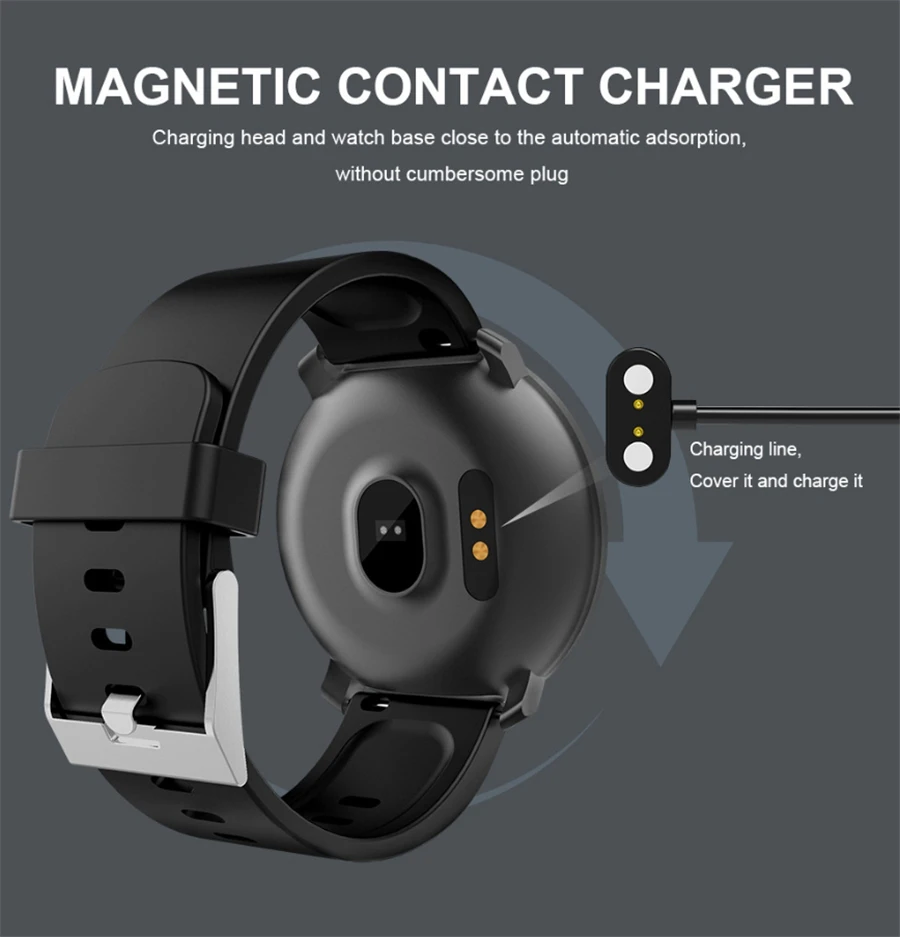 Полный сенсорный M31 smart watch 1,3 дюймовый цветной экран, для здоровья, с экраном частоты сердцебиения, Мониторинг Артериального Давления я спортивный смарт-браслет P68 подарок