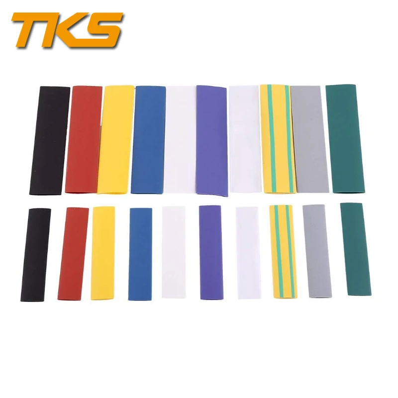 500pcs 2:1 Heat Shrink Tube 10 Colors 6 Sizes Sleeves Wrap Car Electrical Cable Wire Kit Set | Обустройство дома