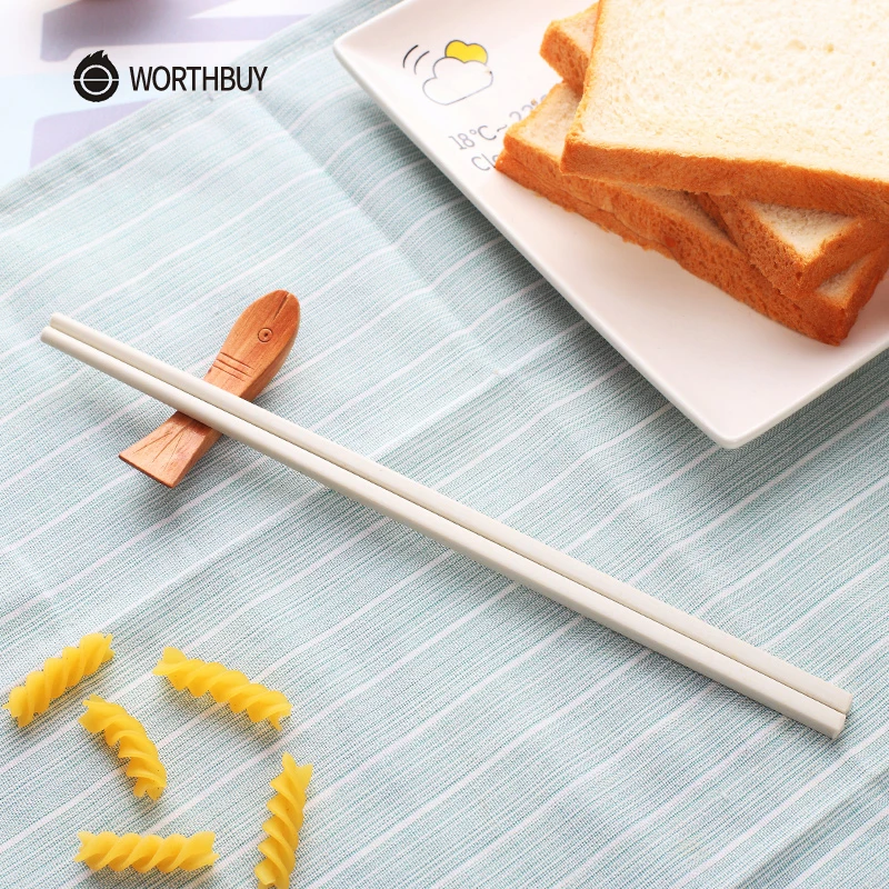 WORTHBUY 10 шт./компл. китайский многоразовые бамбуковые палочки для еды Экологичные