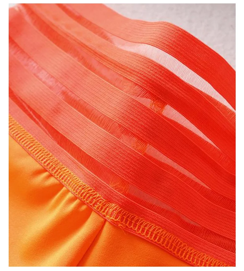 Summer Neon Green Pockets Shorts For Women Workout Mesh High Waist Push Up Shorts Fashion Lady Fitness Casual Stretch Shorts