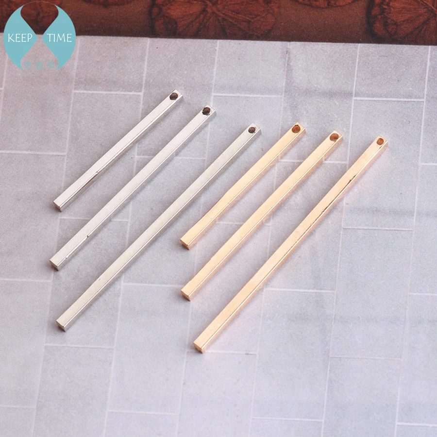 Стержень из чистой меди, стержень с кисточкой, металлический стержень, серьги-гвоздики для ушей, аксессуары для серег «сделай сам», материал изделия