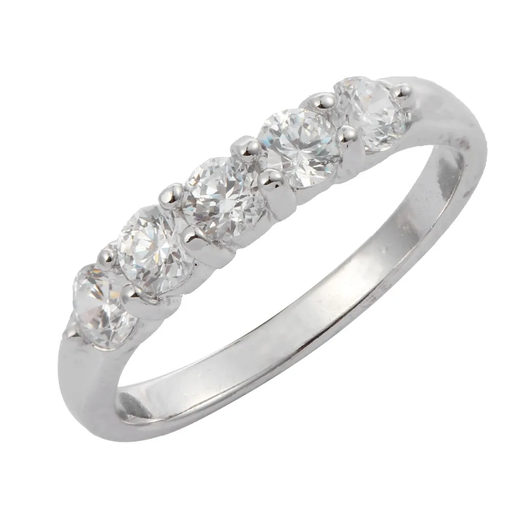 Wedding Bands for Women Engagement Rings Single Row Inlay Clear Cubic Zircon Small Size #4.25 6.75 Female Girls Jewelry Bijoux|wedding band|wedding