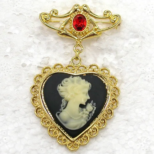 Rhinestone brooch Portrait Cameo Pin brooches Wedding party prom jewelry C766 C | Украшения и аксессуары