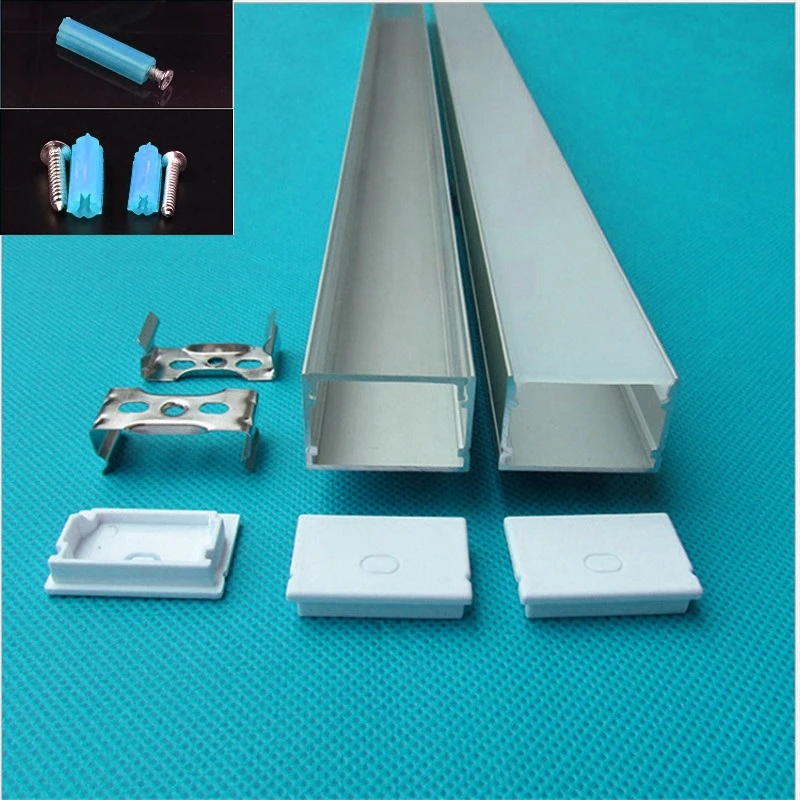 10 30 шт. алюминиевый профиль для ленты 27 мм 80 дюймов 2 м|2m led|led aluminium profileled profile 2m |