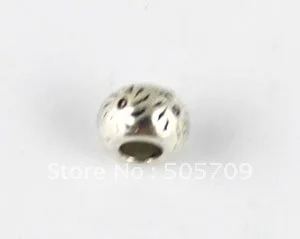 

280 Tibetan silver floral spacer beads A8494