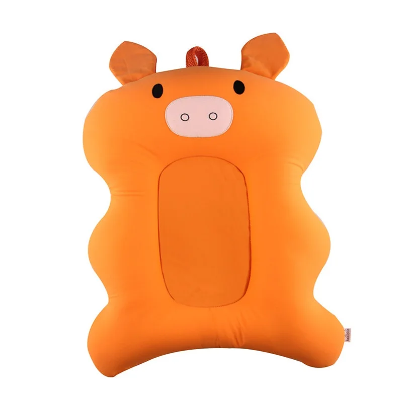 Детская безопасность душ Младенческая ванна коврик подушка Bebe мультфильм свинья
