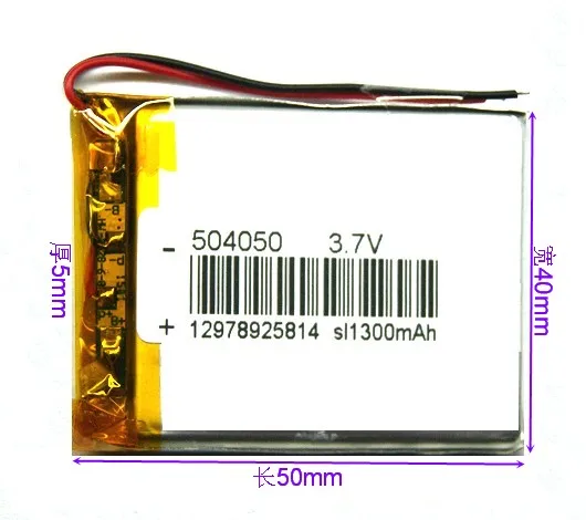 504050 полимерная аккумуляторная батарея MP3 MP4 MP5 3 7 в литиевая большой емкости