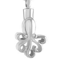 Памятный кулон в форме осьминога подвеска для праха из нержавеющей стали с