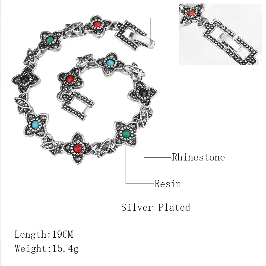 Новое поступление 2017 винтажные браслеты Kinel + 26% для женщин богемные ювелирные