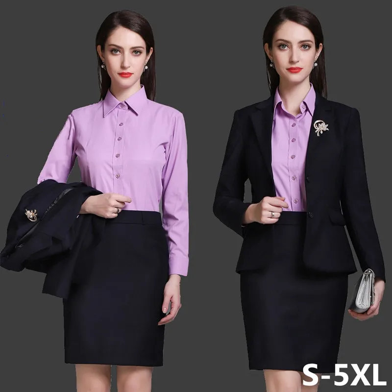 Женский деловой костюм Fmasuth с юбкой офисный пиджак длинным рукавом и юбка