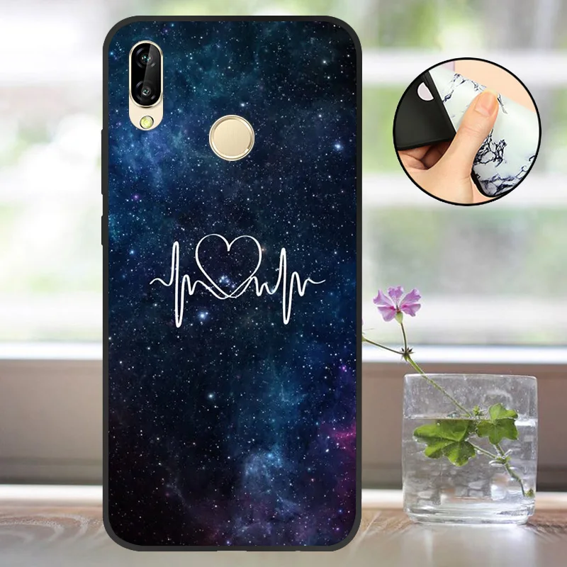 AXY Чехол для huawei P20 Lite, мягкий силиконовый бампер для huawei P20 Lite P20lite, чехол для телефона P 20 Lite, защита для задней панели - Цвет: AXY