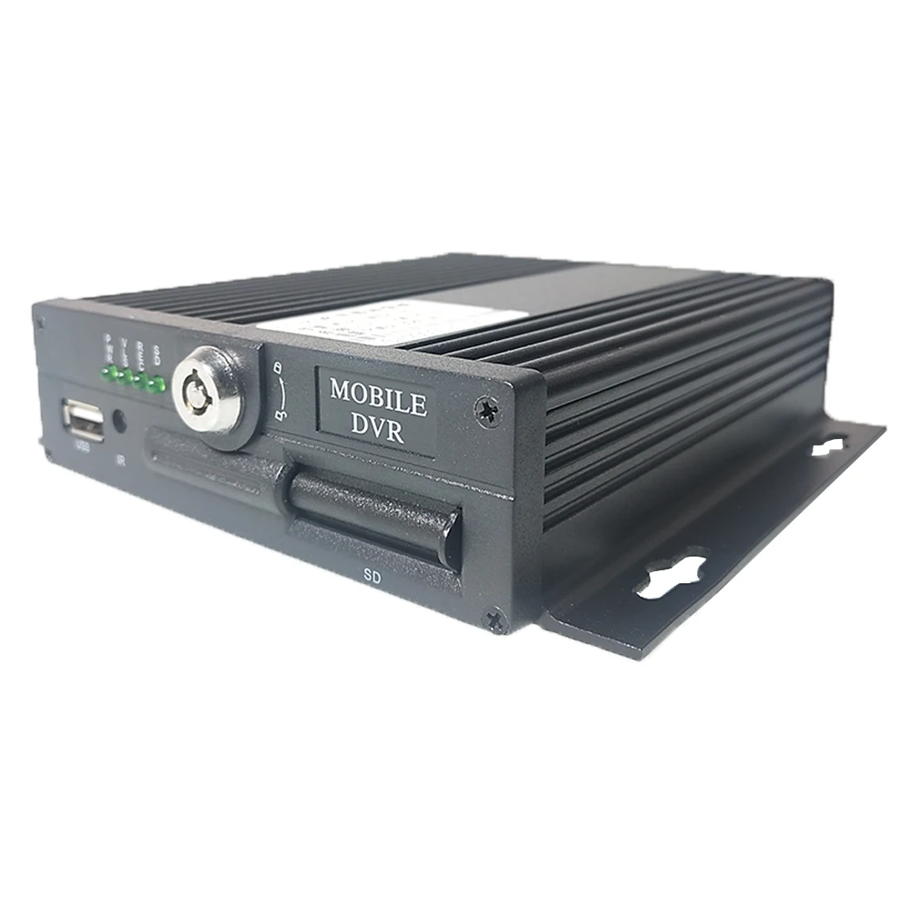 Поддержка международных языков AHD 4CH SD карта Мобильный DVR h. 264 видео формат 8 ~ 36V