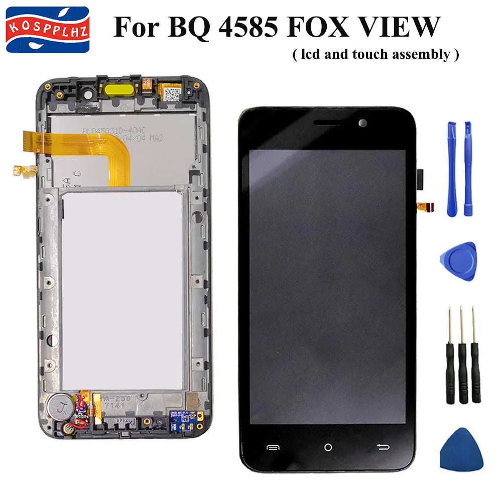 KOSPPLHZ 100% протестирован + оригинал для BQ 4585 fox view ЖК дисплей сенсорный экран в сборе
