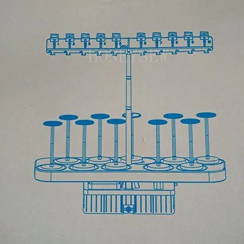 10 Spool Cone Thread Stand Attachment For Brother Embroidery Machine SA539|attachable table|attachments for vacuum cleanersattaching glass to metal |