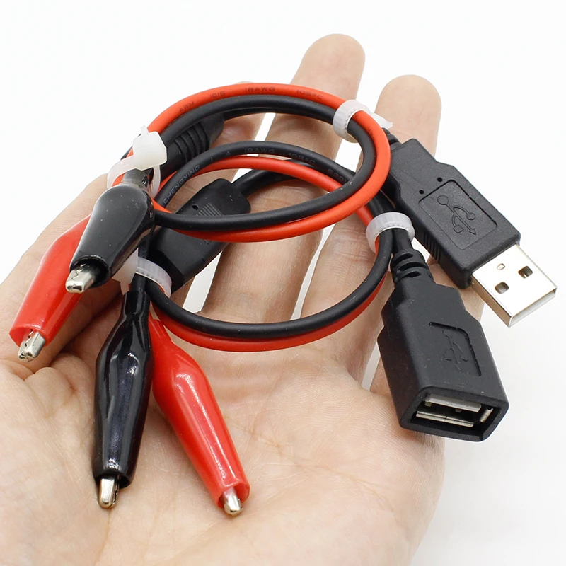 1 пара USB-тестер с зажимами типа крокодил | Обустройство дома
