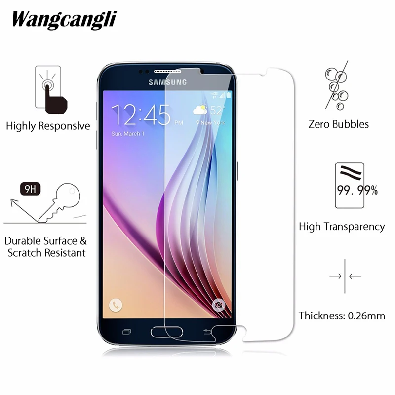 Закаленное стекло для Samsung Galaxy S6 A3 A6 A7 A8 J3 J5 J7 2016 2017 2018 Защитная пленка экрана 0 28 мм