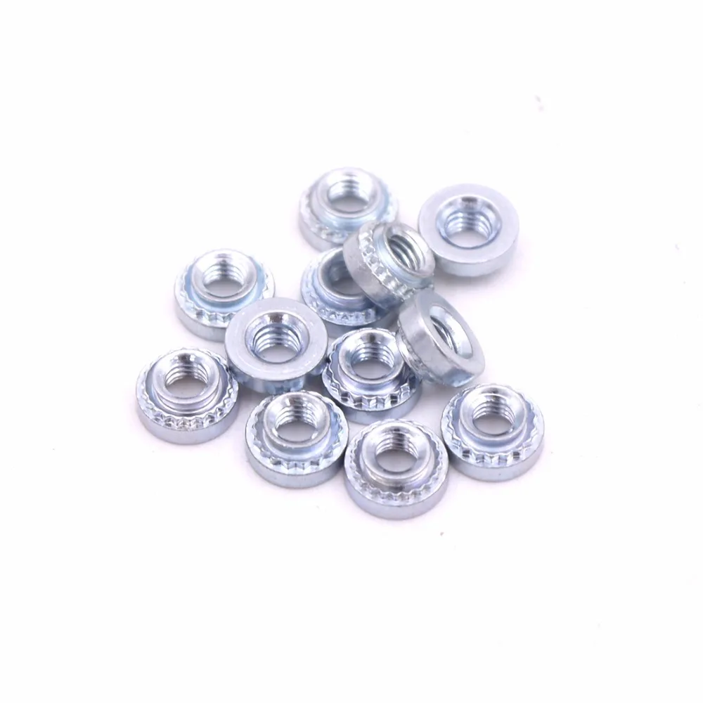 200 шт M3 толщина плиты 1 4 мм оцинкованная Rivnut самонаклоняющаяся вставка Nutsert пресс